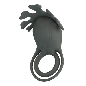 Pretty Love Master Ring Silicone-penisring met stimulator zwart Pretty Love Master Ring Silicone-penisring met stimulator zwart - Afbeelding 6