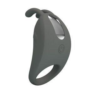 Pretty Love Oplaadbare Vibratiering met Konijnenstimulator van Siliconen Pretty Love Oplaadbare Vibratiering met Konijnenstimulator van Siliconen - Afbeelding 1