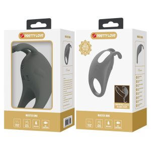Pretty Love Oplaadbare Vibratiering met Konijnenstimulator van Siliconen Pretty Love Oplaadbare Vibratiering met Konijnenstimulator van Siliconen - Afbeelding 11