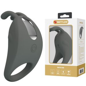 Pretty Love Oplaadbare Vibratiering met Konijnenstimulator van Siliconen Pretty Love Oplaadbare Vibratiering met Konijnenstimulator van Siliconen - Afbeelding 3