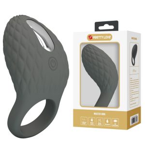 Pretty Love Oplaadbare Vibrerende Cockring met Gestructureerde Stimulator Pretty Love Oplaadbare Vibrerende Cockring met Gestructureerde Stimulator - Afbeelding 3