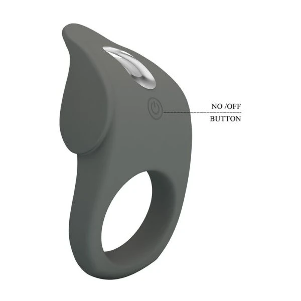 Pretty Love Vibratierring van siliconen, oplaadbaar