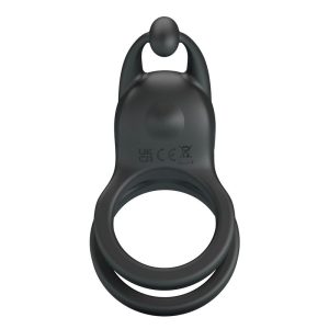 Pretty Love Goodwin Oplaadbare Dubbele Vibrator Penisring Zwart Pretty Love Goodwin Oplaadbare Dubbele Vibrator Penisring Zwart - Afbeelding 5