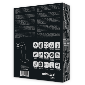Addicted Toys Anale vibrator met afstandsbediening voor P-puntstimulatie, zwart Addicted Toys Anale vibrator met afstandsbediening voor P-puntstimulatie, zwart - Afbeelding 7