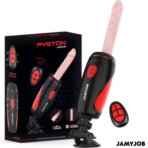 Jamyjob Pyston Base Masturbator met Afstandsbediening en Stootfunctie Jamyjob Pyston Base Masturbator met Afstandsbediening en Stootfunctie - Afbeelding 1