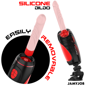 Jamyjob Pyston Base Masturbator met Afstandsbediening en Stootfunctie Jamyjob Pyston Base Masturbator met Afstandsbediening en Stootfunctie - Afbeelding 4