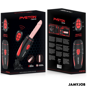 Jamyjob Pyston Base Masturbator met Afstandsbediening en Stootfunctie Jamyjob Pyston Base Masturbator met Afstandsbediening en Stootfunctie - Afbeelding 7