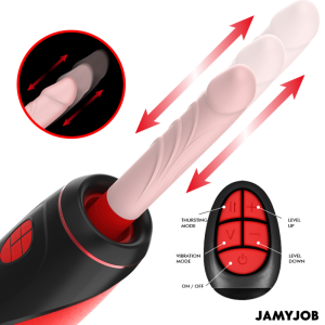 Jamyjob Pyston Base Masturbator met Afstandsbediening en Stootfunctie Jamyjob Pyston Base Masturbator met Afstandsbediening en Stootfunctie - Afbeelding 2