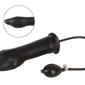 Late X Latex-Pumpdildo in Handform zwart Late X Latex-Pumpdildo in Handform zwart - Afbeelding 2