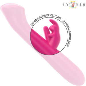 Intense Julieta Konijnenvibrator met clitorisstimulator 10 standen, roze Intense Julieta Konijnenvibrator met clitorisstimulator 10 standen, roze - Afbeelding 6