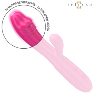 Intense IVY Flexibele Vibrator met Stimulerende Tong en 10 Trillingen Roze Intense IVY Flexibele Vibrator met Stimulerende Tong en 10 Trillingen Roze - Afbeelding 4