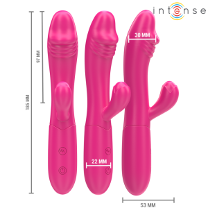 Intense IVY Flexibele Vibrator met Stimulerende Tong en 10 Trillingen Roze Intense IVY Flexibele Vibrator met Stimulerende Tong en 10 Trillingen Roze - Afbeelding 3