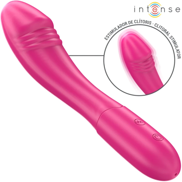 Intense Belinda Vibrator 19 cm flexibel roze