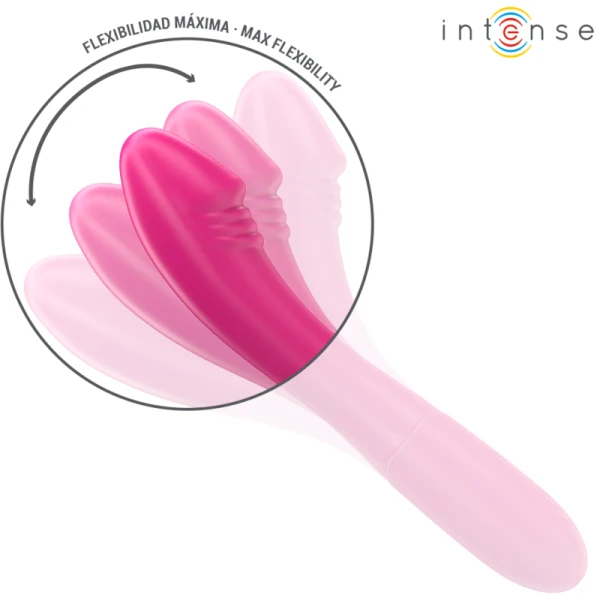 Intense Belinda Vibrator 19 cm flexibel roze