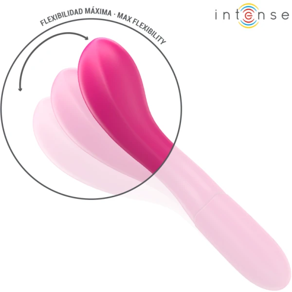 Intense Lisette Vibrator 19 cm flexibel met 10 trillingen roze