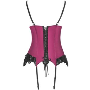 Livco Corsetti Fashion Korsett-Set Agrafena met String Burgunderrood Livco Corsetti Fashion Korsett-Set Agrafena met String Burgunderrood - Afbeelding 5