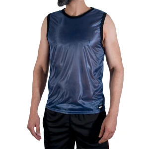 Macho Underwear sporty T-shirt navy blue made of viscose-polyamide