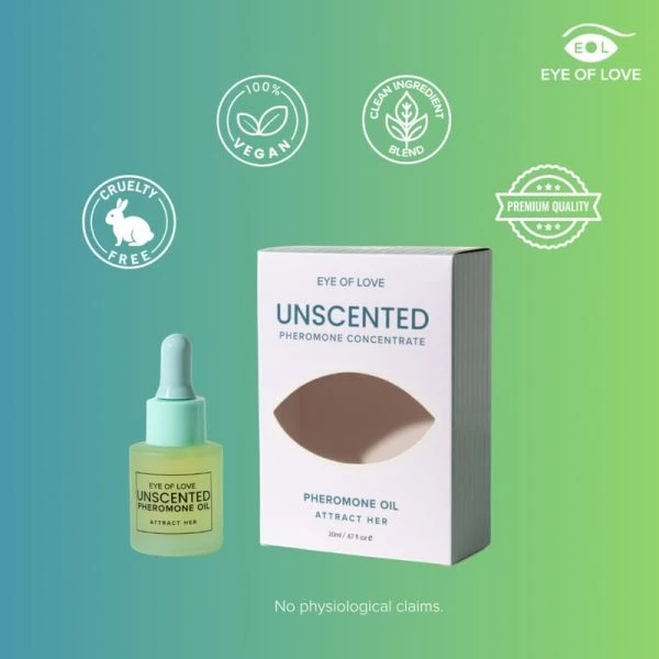 Eye of Love Feromoonolie voor mannen, geurloos, 20 ml