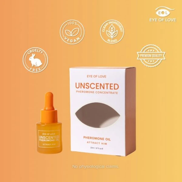Eye of Love Feromoonolie voor vrouwen, geurneutraal, 20 ml