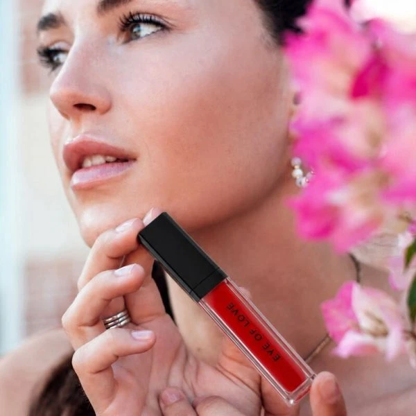 Eye of Love Pheromon-Lipgloss Matchmaker Crimson Kiss met LED en spiegel, 8,5 ml