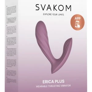SVAKOM Erica Plus Thrusting Vibrator Panty Vibrator pink