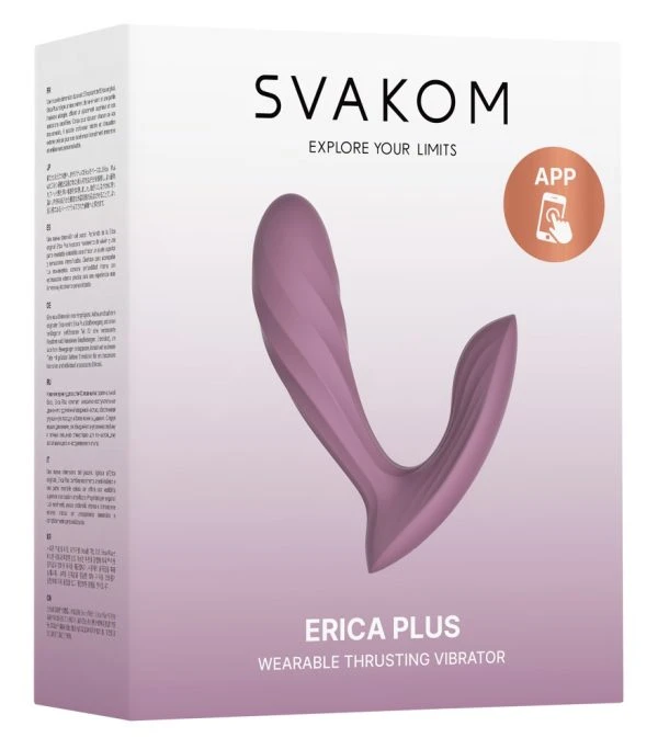 SVAKOM Erica Plus Stoßvibrator Panty-Vibrator rosa