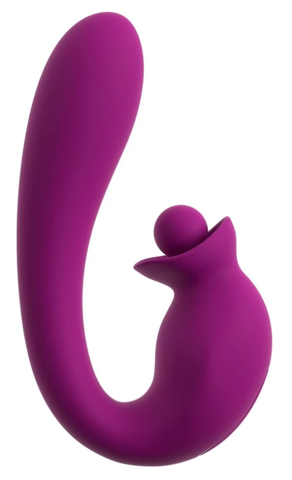 JAVIDA 2F Vibrator Double Rota met dubbele rotatie paars