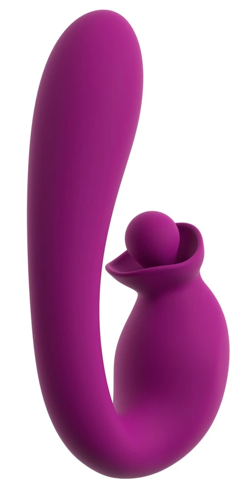 JAVIDA 2F Vibrator Double Rota met dubbele rotatie paars