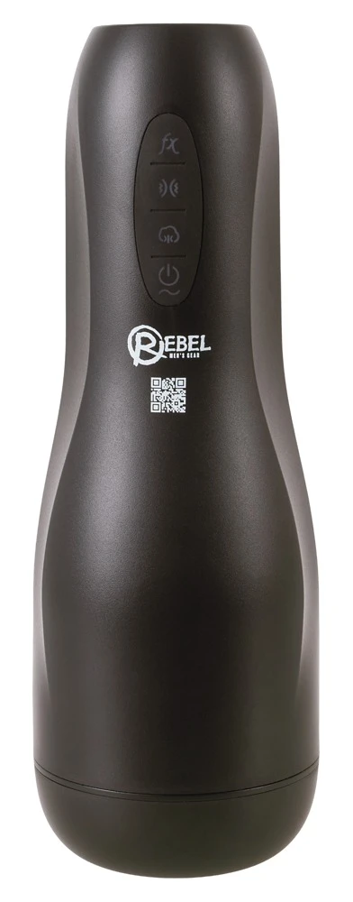 Rebel Masturbator Squeeze Suction Vibration zwart