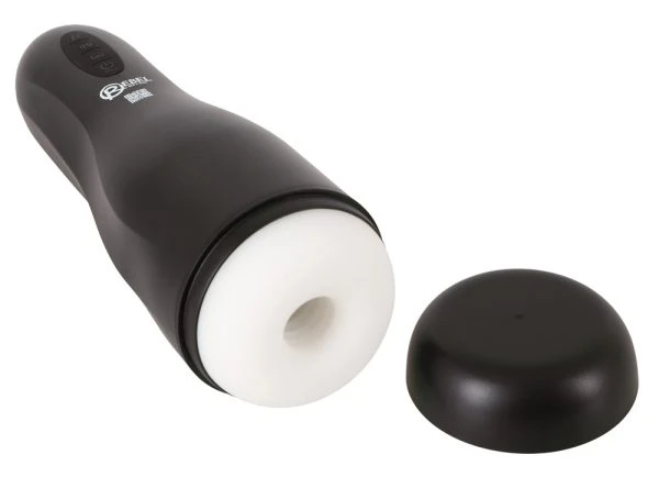 Rebel Masturbator Squeeze Suction Vibration zwart
