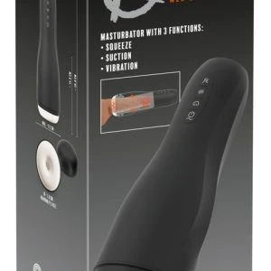 Home Rebel Masturbator Squeeze Suction Vibration schwarz