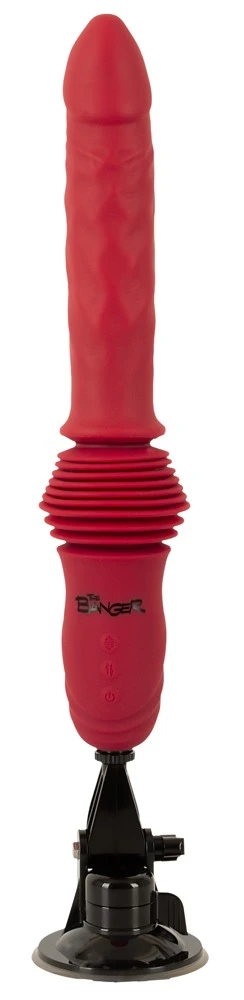 The Banger Thrusting Vibrator RC Double Thrusting Fucking Machine red