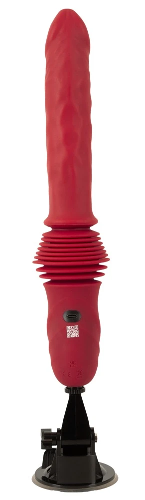 The Banger Thrusting Vibrator RC Double Thrusting Fucking Machine red