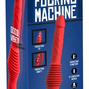 The Banger Thrusting Vibrator RC Double Thrusting Fucking Machine red