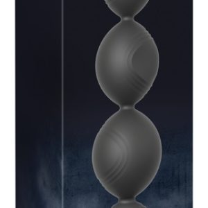 ANOS Flexible XL Anaal-kralen met vibratie, zwart ANOS Flexible XL Anaal-kralen met vibratie, zwart - Afbeelding 1