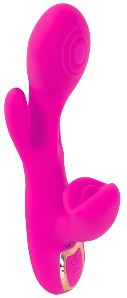 Sweet Smile Dual Swing Vibrator met Clitorisstimulator roze