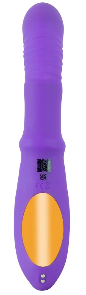 Sweet Smile Rabbitvibrator met stootfunctie en clitorisstimulator, paars
