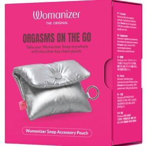 Womanizer Opbergtas Snap Pouch Silver, zilver Womanizer Opbergtas Snap Pouch Silver, zilver - Afbeelding 1