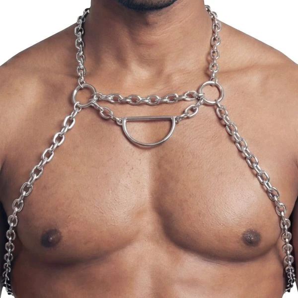 Svenjoyment Herren Metall Harness Brustgeschirr