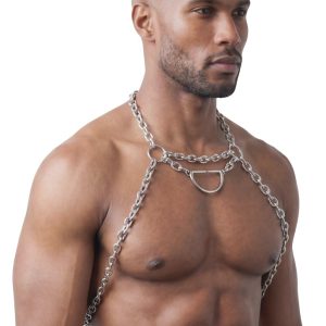 Svenjoyment Herren Metall Harness Brustgeschirr Svenjoyment Herren Metall Harness Brustgeschirr – Bild 3