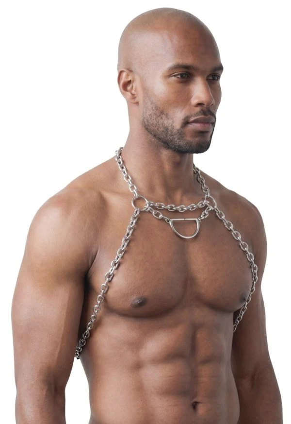 Svenjoyment Herren Metall Harness Brustgeschirr
