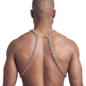 Svenjoyment Herren Metall Harness Brustgeschirr Svenjoyment Herren Metall Harness Brustgeschirr – Bild 4