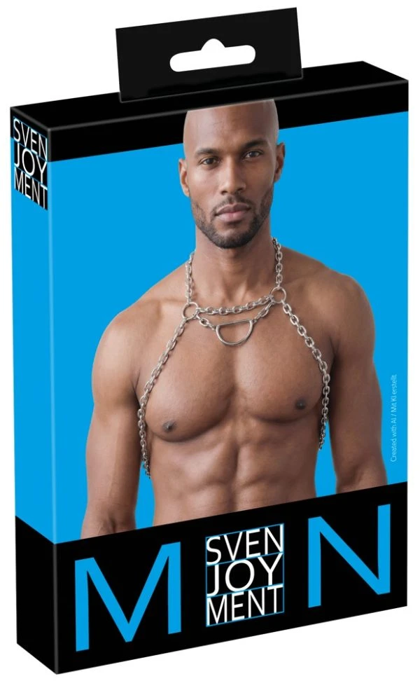 Svenjoyment Herren Metall Harness Brustgeschirr