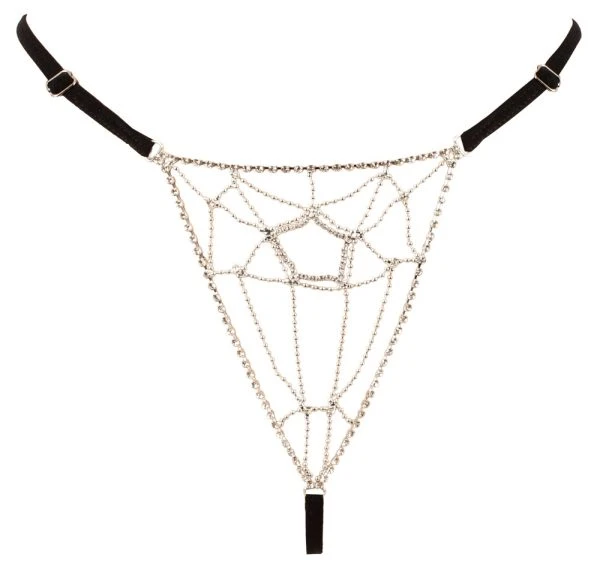 Cottelli LINGERIE Strass-String mit Spinnennetz-Optik S-L schwarz Cottelli LINGERIE Strass-String mit Spinnennetz-Optik S-L schwarz