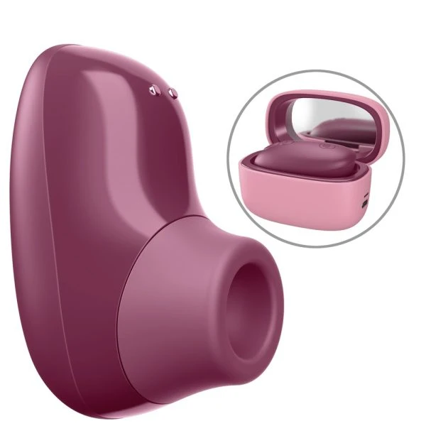 Womanizer Snap Crushed Berry Mini-klitorisstimulator met oplaadcase, roze Womanizer Snap Crushed Berry Mini-klitorisstimulator met oplaadcase, roze