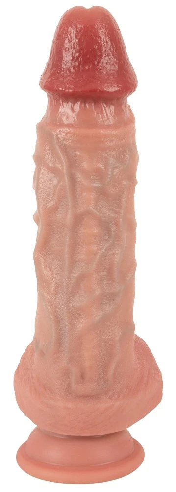 Realistixxx Silikon-Dildo mit Saugfuß und Hoden, hautfarben Realistixxx Silikon-Dildo mit Saugfuß und Hoden, hautfarben