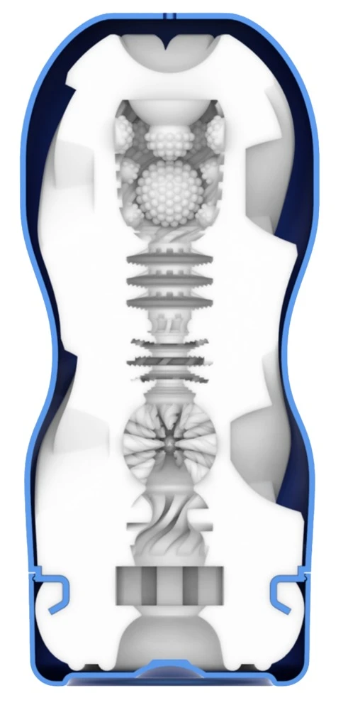 TENGA Masturbator Air Tech Premium mit Vakuum-Cup blau