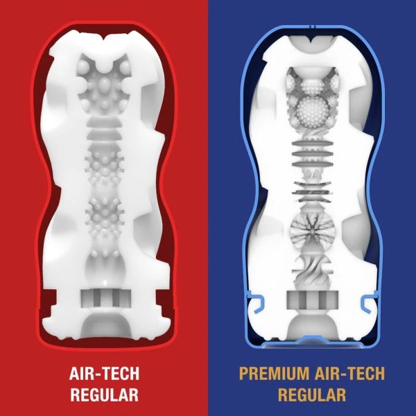 TENGA Masturbator Air Tech Premium mit Vakuum-Cup blau