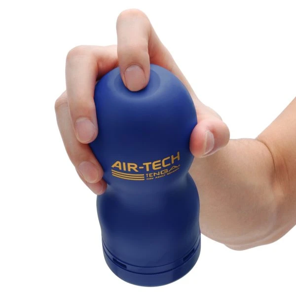 TENGA Masturbator Air Tech Premium mit Vakuum-Cup blau