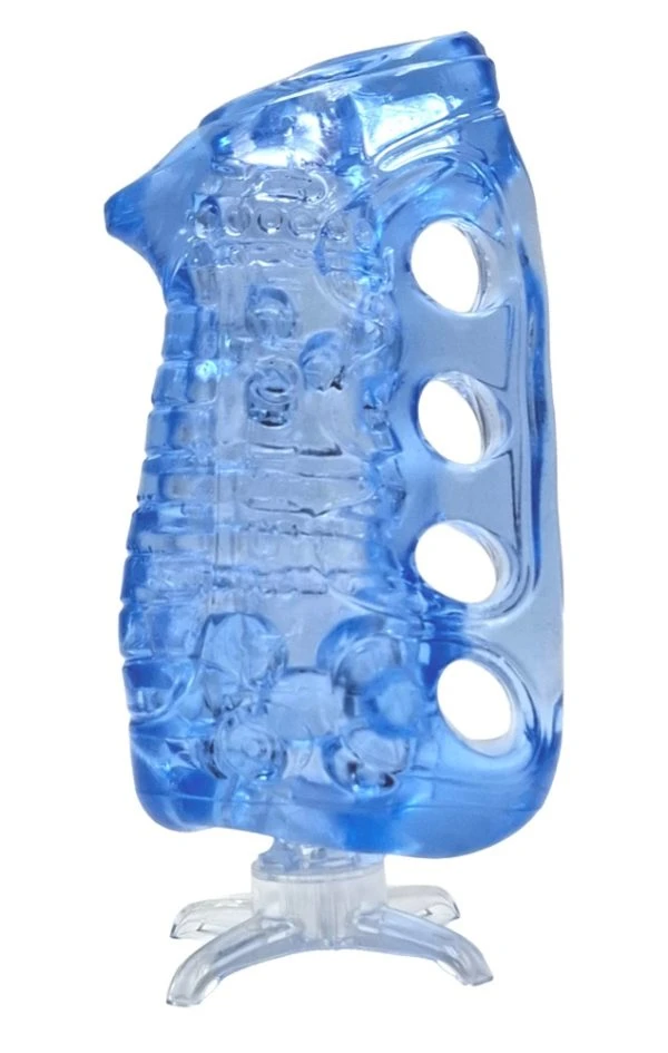 Fleshlight Fleshskins Grip Blue Ice Masturbator blau